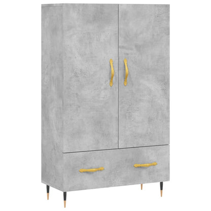 Skap Betonggrå 69,5x31x115 cm