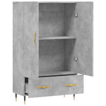 Skap Betonggrå 69,5x31x115 cm