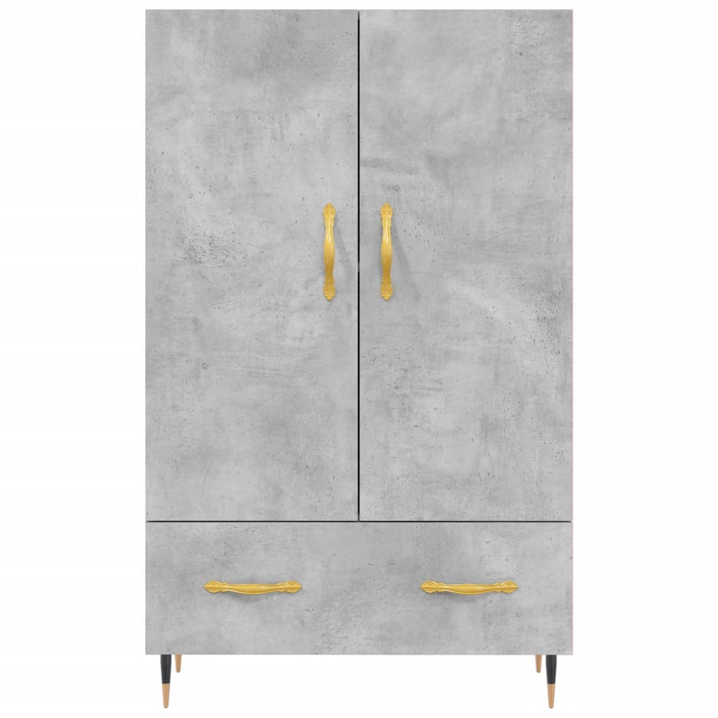 Skap Betonggrå 69,5x31x115 cm