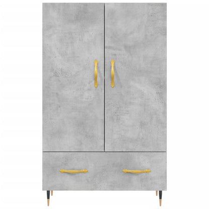 Skap Betonggrå 69,5x31x115 cm