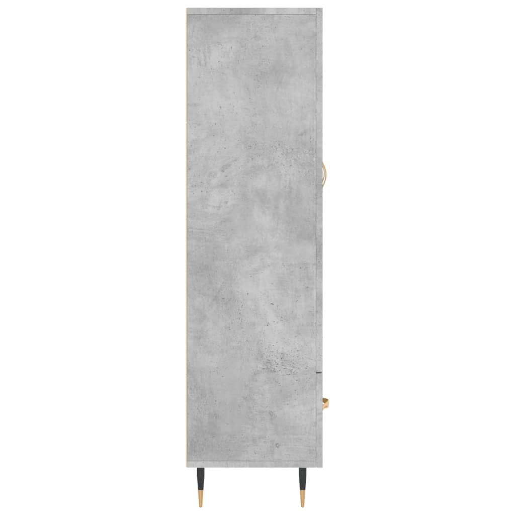Skap Betonggrå 69,5x31x115 cm