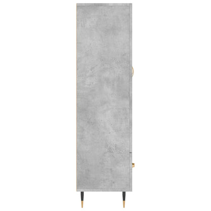 Skap Betonggrå 69,5x31x115 cm