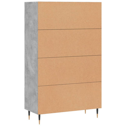 Skap Betonggrå 69,5x31x115 cm