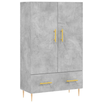 Skap Betonggrå 69,5x31x115 cm
