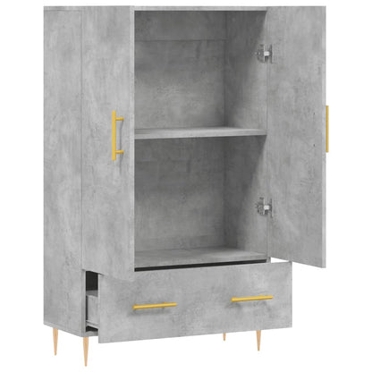 Skap Betonggrå 69,5x31x115 cm