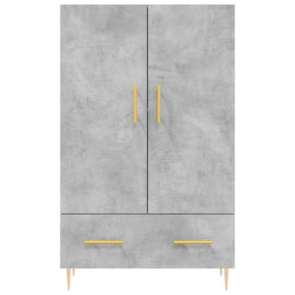 Skap Betonggrå 69,5x31x115 cm