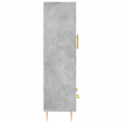 Skap Betonggrå 69,5x31x115 cm