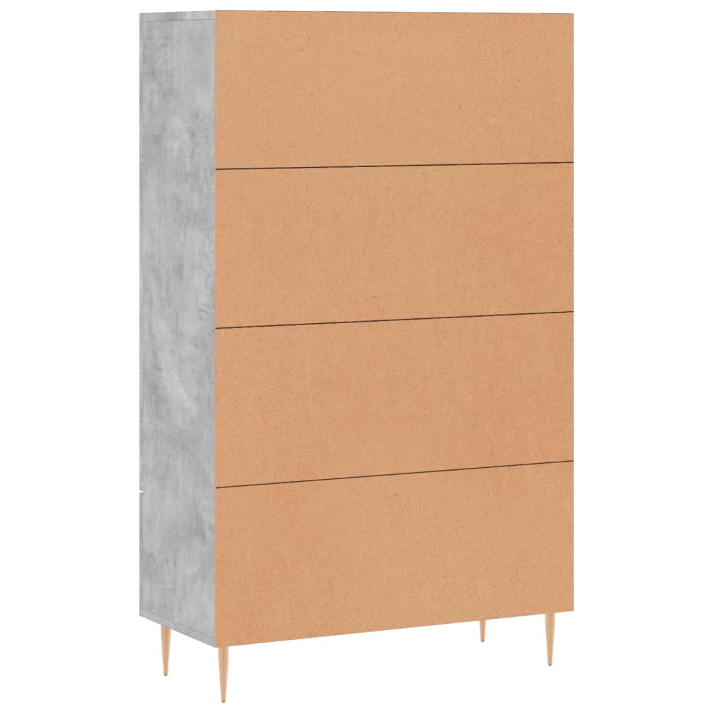 Skap Betonggrå 69,5x31x115 cm