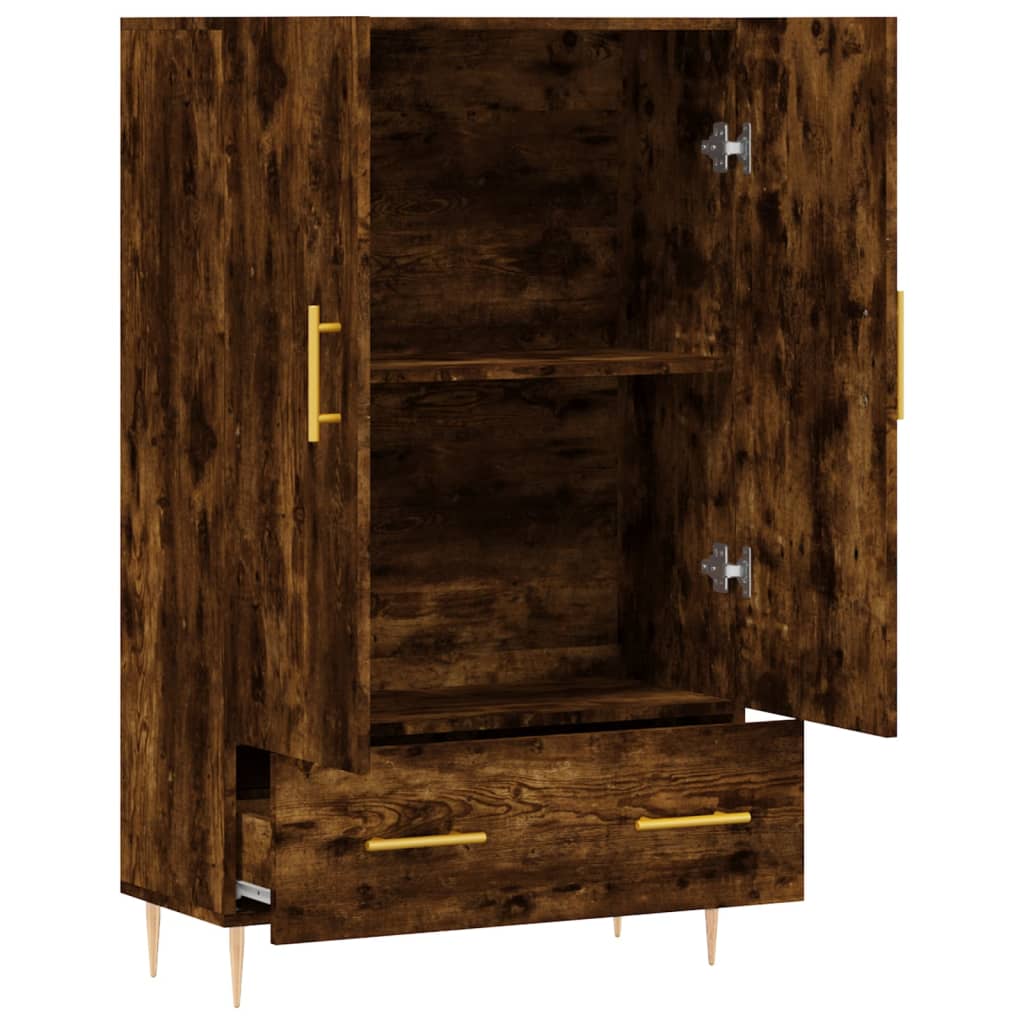 Skap Røkt Eik 69,5x31x115 cm