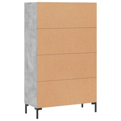 Skap Betonggrå 69,5x31x115 cm