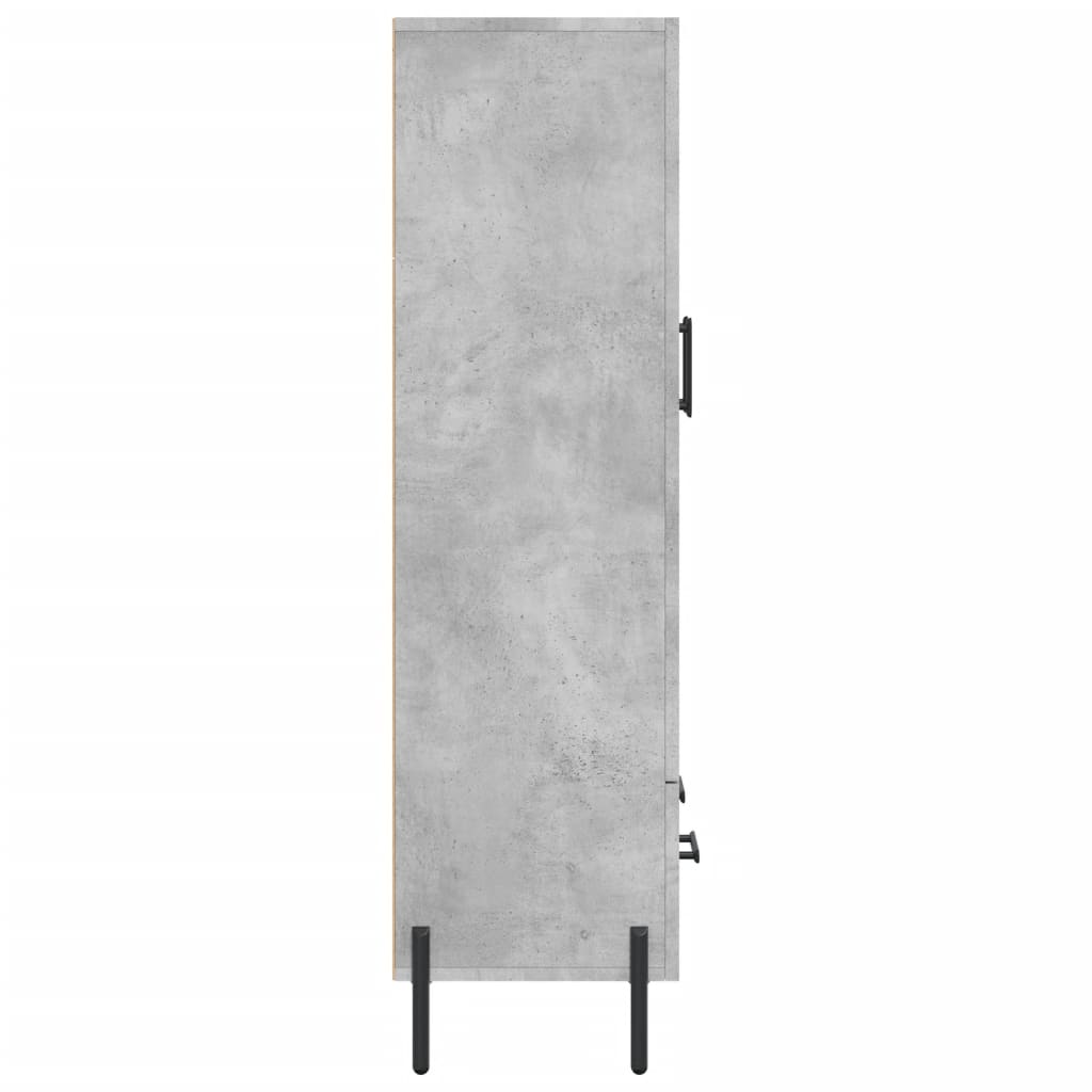 Skap Betonggrå 69,5x31x115 cm