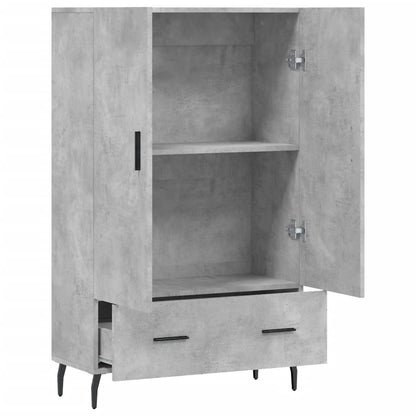 Skap Betonggrå 69,5x31x115 cm
