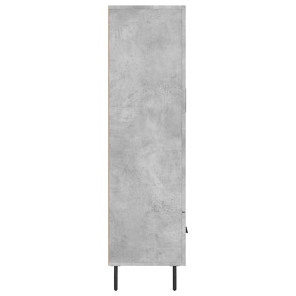 Skap Betonggrå 69,5x31x115 cm
