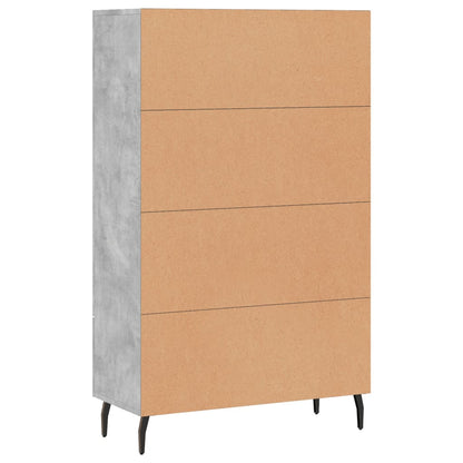 Skap Betonggrå 69,5x31x115 cm