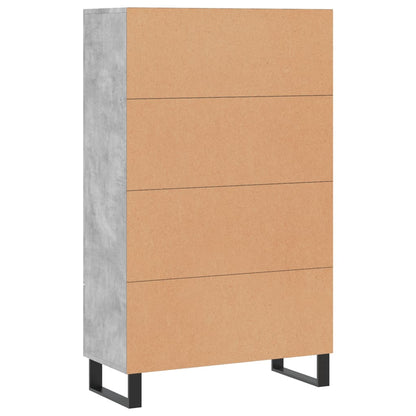 Skap Betonggrå 69,5x31x115 cm