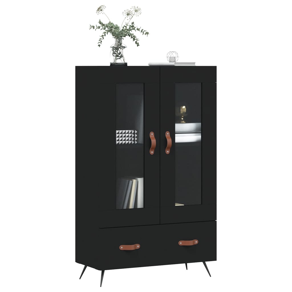 Skap Svart 69,5x31x115 cm