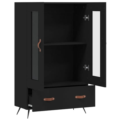 Skap Svart 69,5x31x115 cm