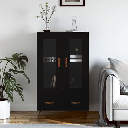 Skap Svart 69,5x31x115 cm