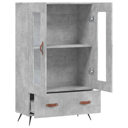 Skap Betonggrå 69,5x31x115 cm