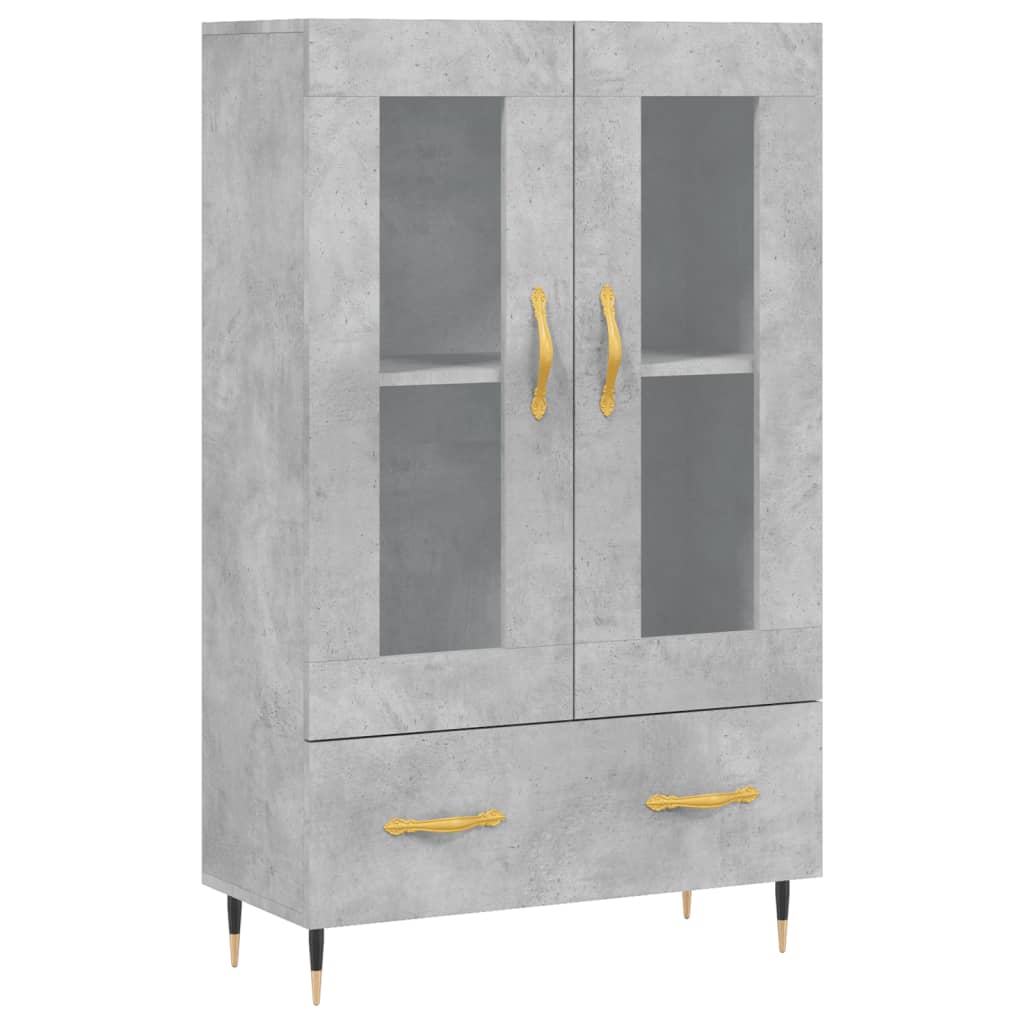 Skap Betonggrå 69,5x31x115 cm