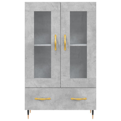 Skap Betonggrå 69,5x31x115 cm