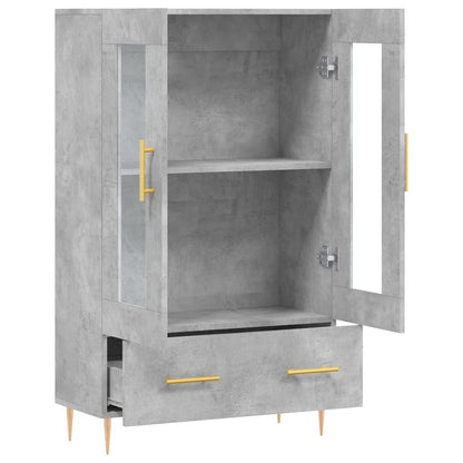 Skap Betonggrå 69,5x31x115 cm