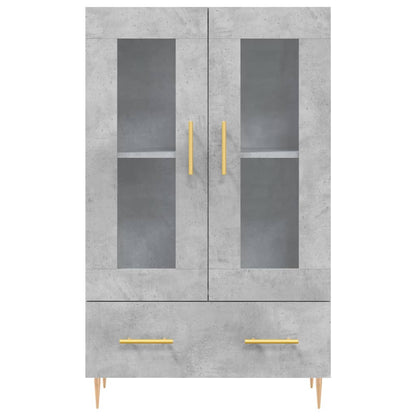 Skap Betonggrå 69,5x31x115 cm