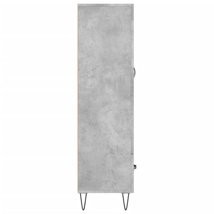 Skap Betonggrå 69,5x31x115 cm
