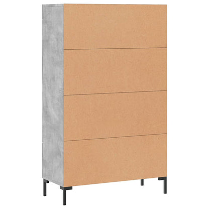 Skap Betonggrå 69,5x31x115 cm