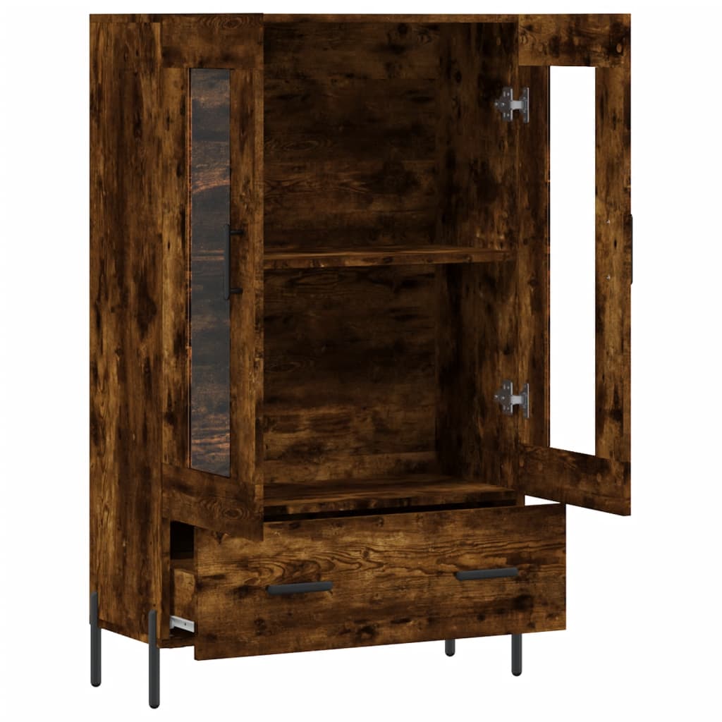 Skap Røkt Eik 69,5x31x115 cm