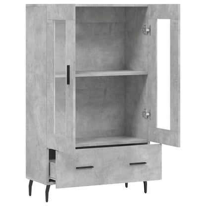 Skap Betonggrå 69,5x31x115 cm
