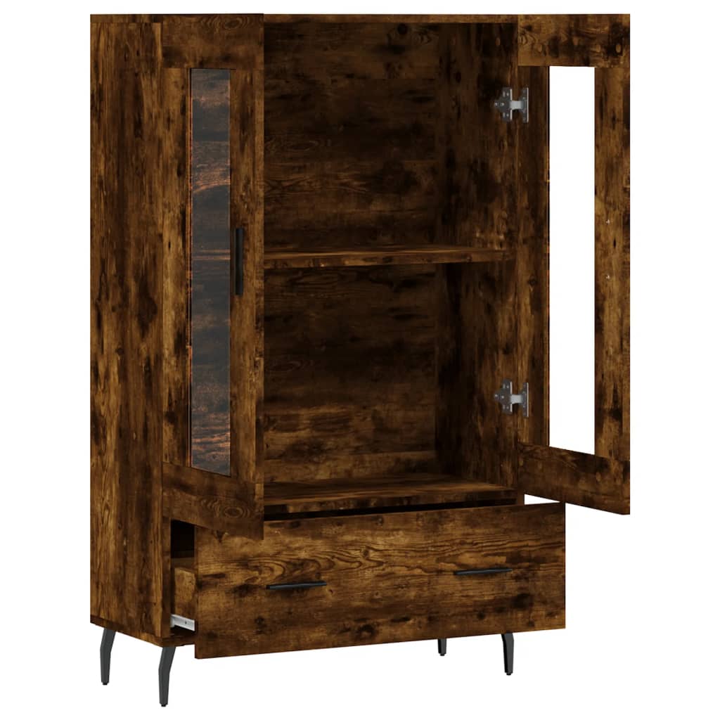 Skap Røkt Eik 69,5x31x115 cm
