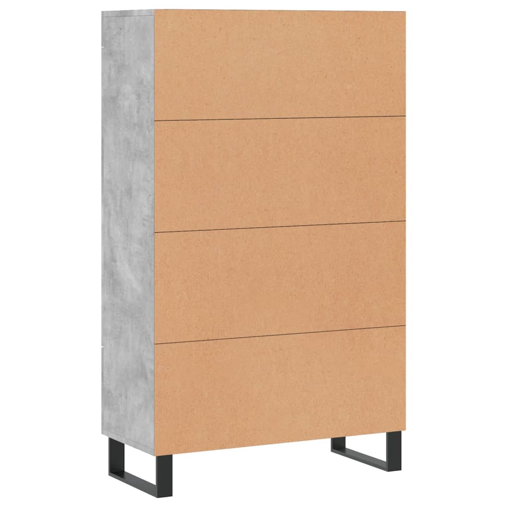 Skap Betonggrå 69,5x31x115 cm