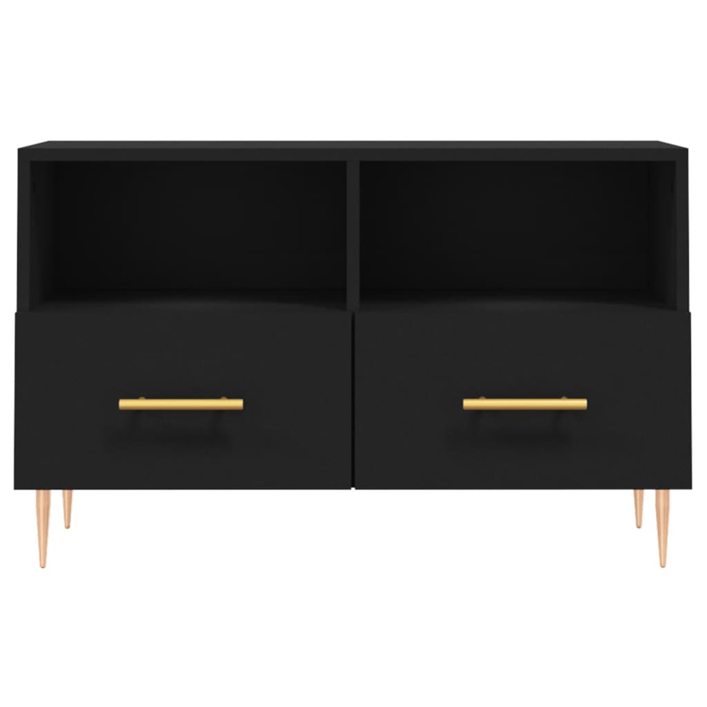 TV-Møbel Svart TV-benk 80x36x50 cm