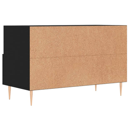 TV-Møbel Svart TV-benk 80x36x50 cm