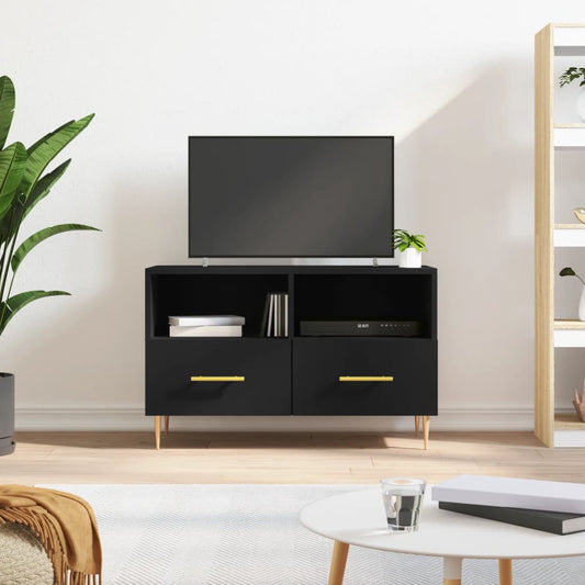 TV-Møbel Svart TV-benk 80x36x50 cm