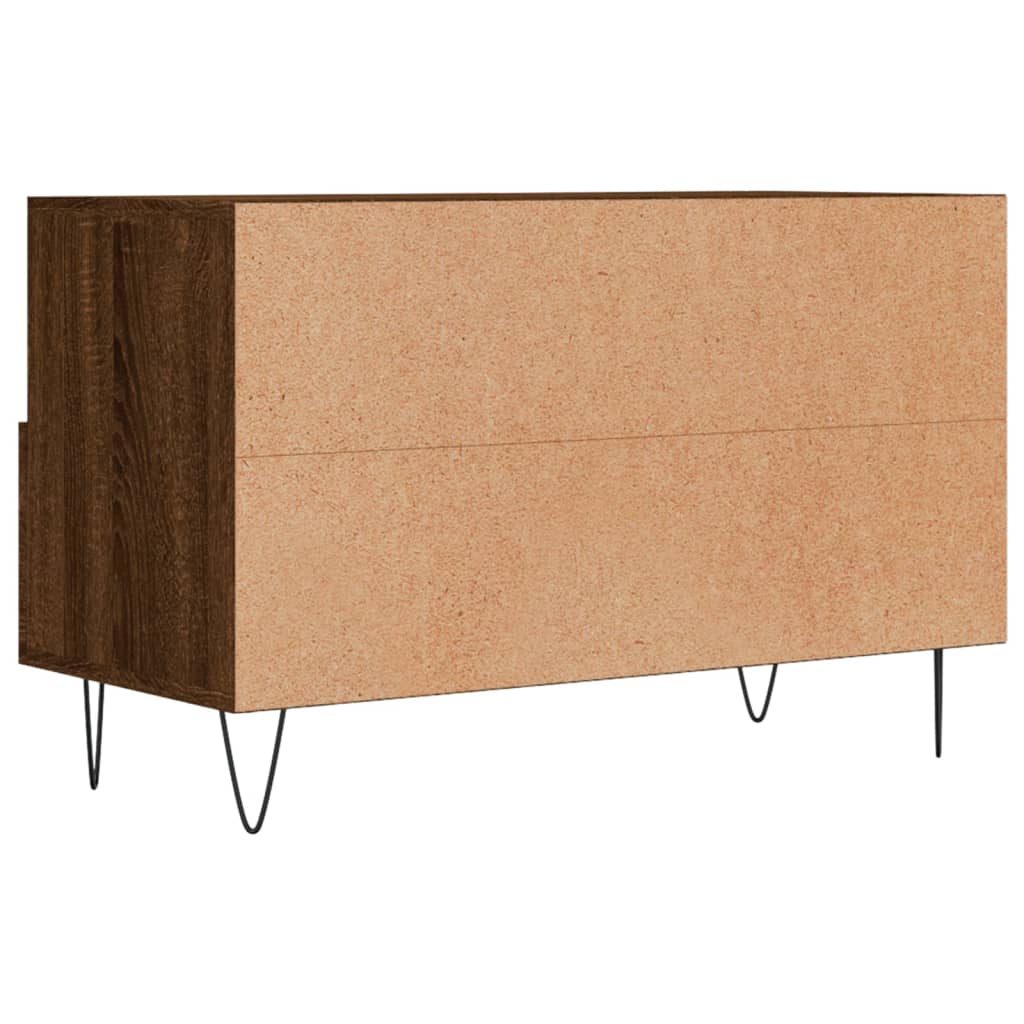 TV-Møbel Brun Eik TV-benk 80x36x50 cm