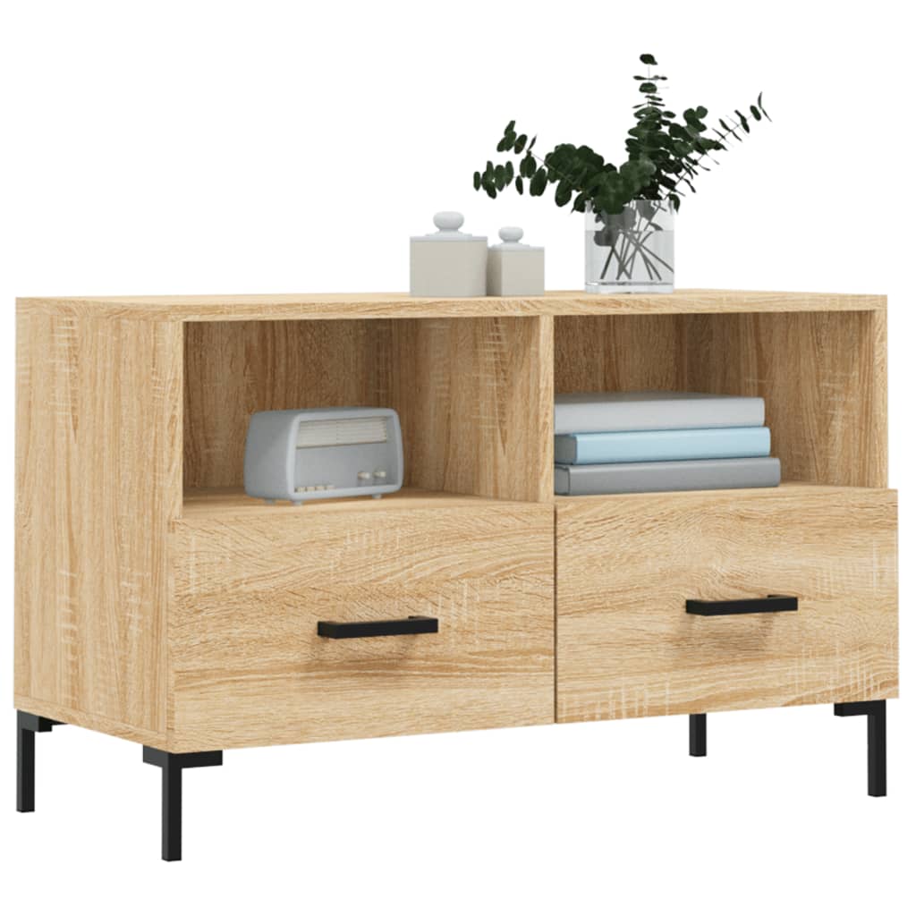 TV-Møbel Sonoma Eik TV-benk 80x36x50 cm