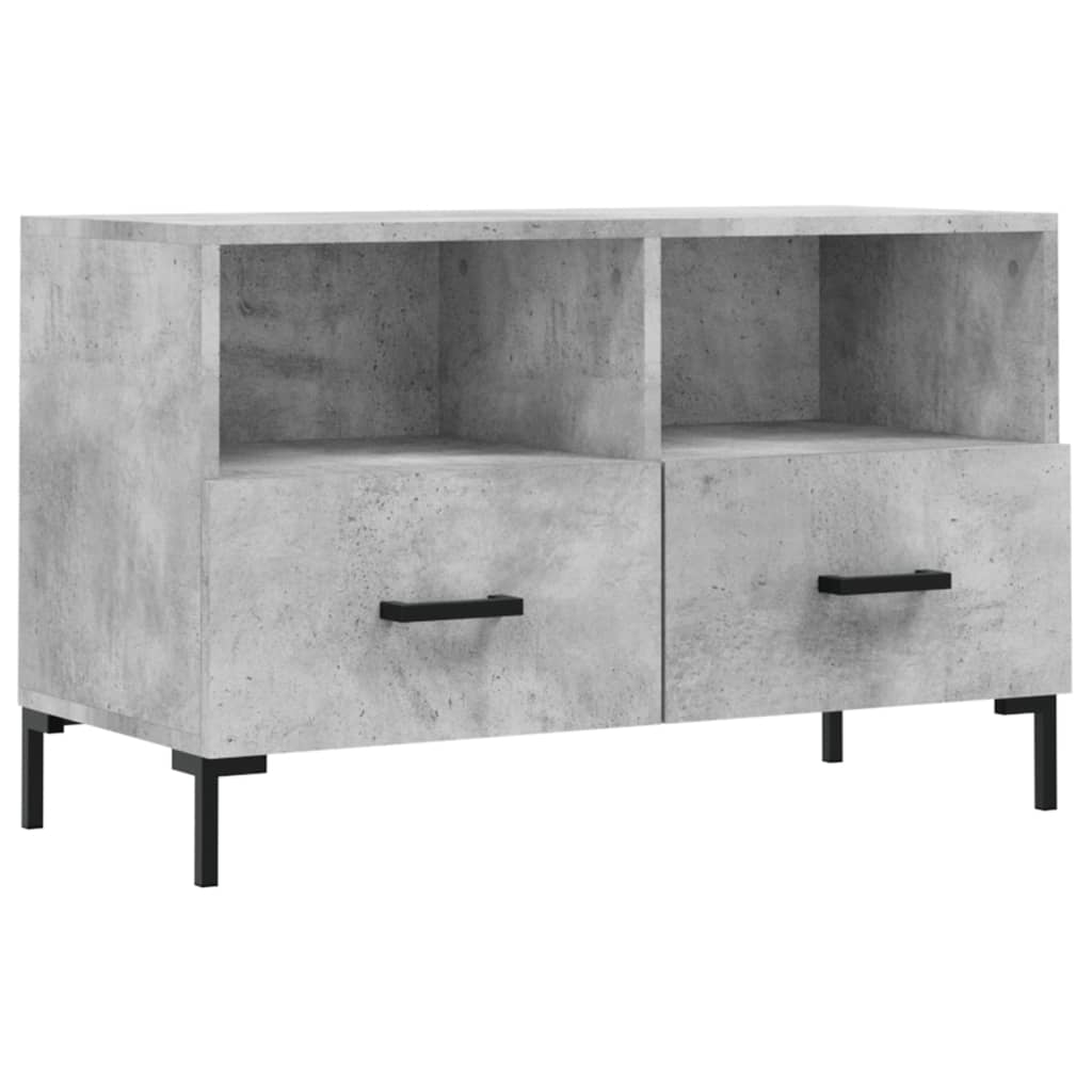 TV-Møbel Betonggrå Tv-benk 80x36x50 cm