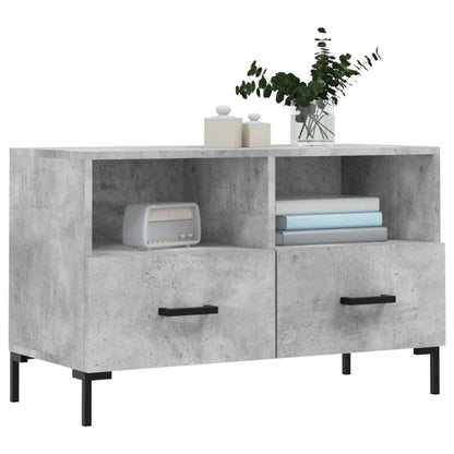 TV-Møbel Betonggrå Tv-benk 80x36x50 cm
