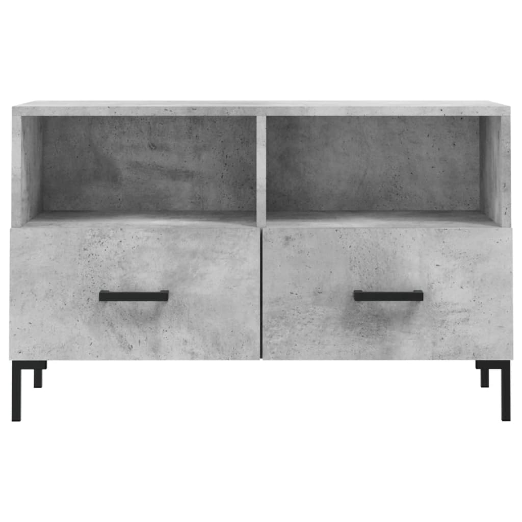 TV-Møbel Betonggrå Tv-benk 80x36x50 cm