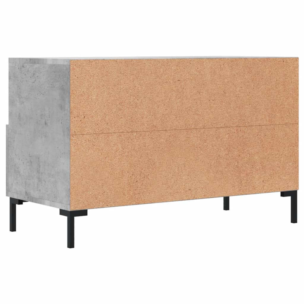 TV-Møbel Betonggrå Tv-benk 80x36x50 cm