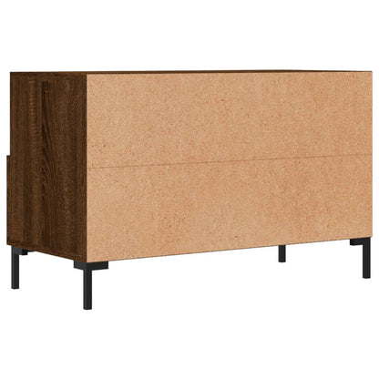 TV-Møbel Brun Eik Tv-benk 80x36x50 cm