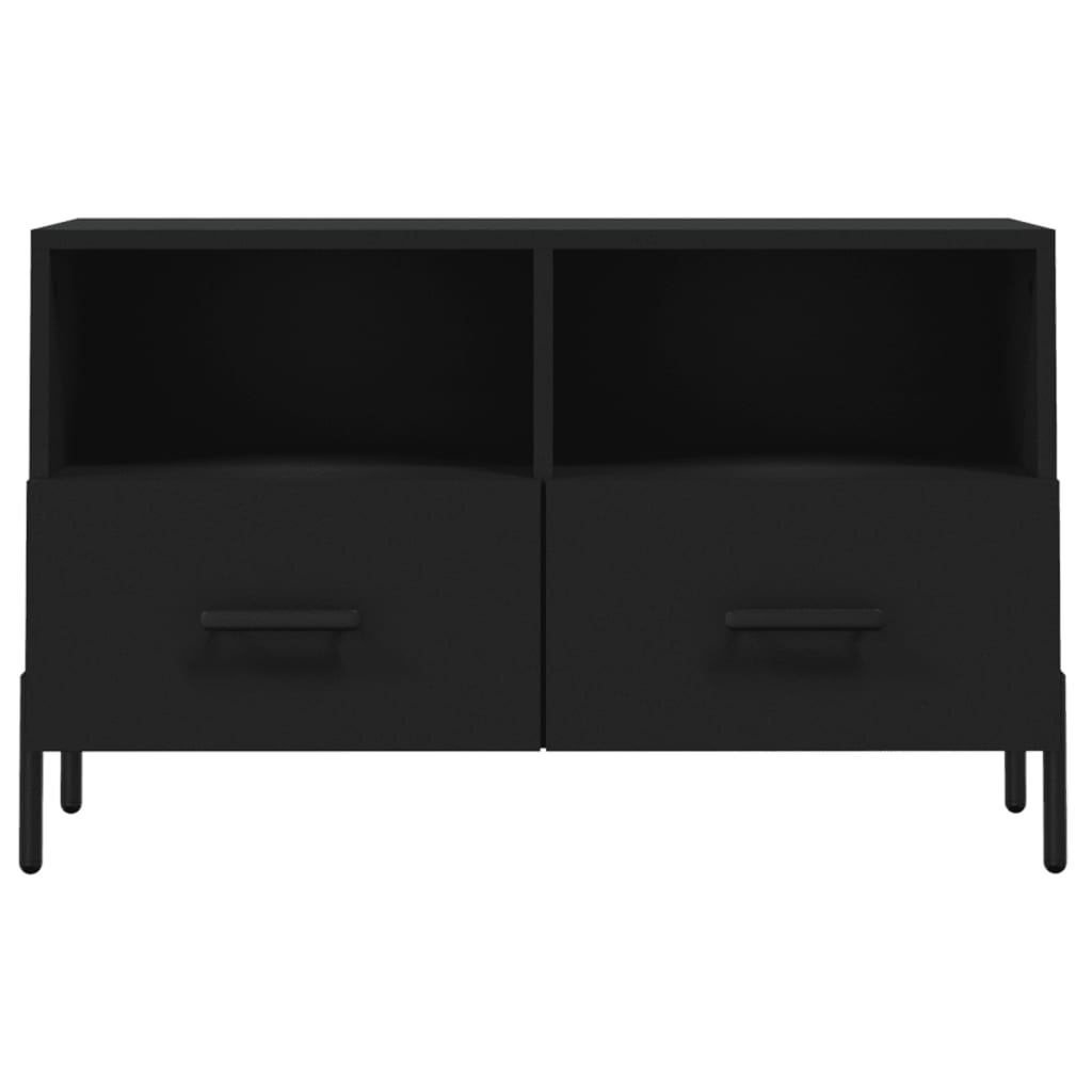 TV-Møbel Svart TV-benk 80x36x50 cm