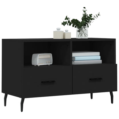 TV-Møbel Svart TV-benk 80x36x50 cm