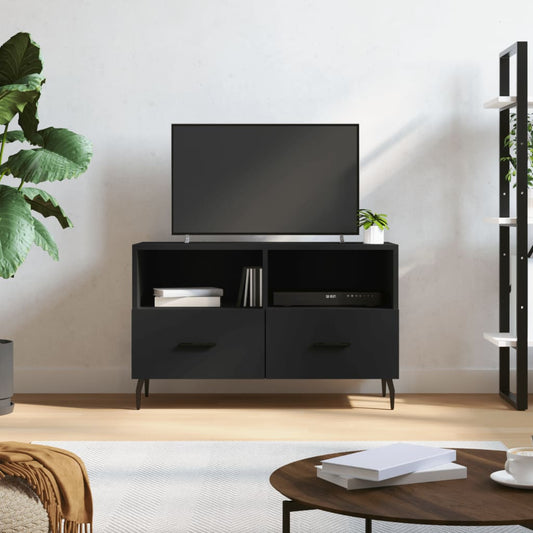 TV-Møbel Svart TV-benk 80x36x50 cm