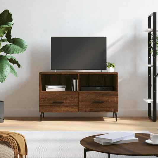 TV-Møbel Brun Eik TV-benk 80x36x50 cm