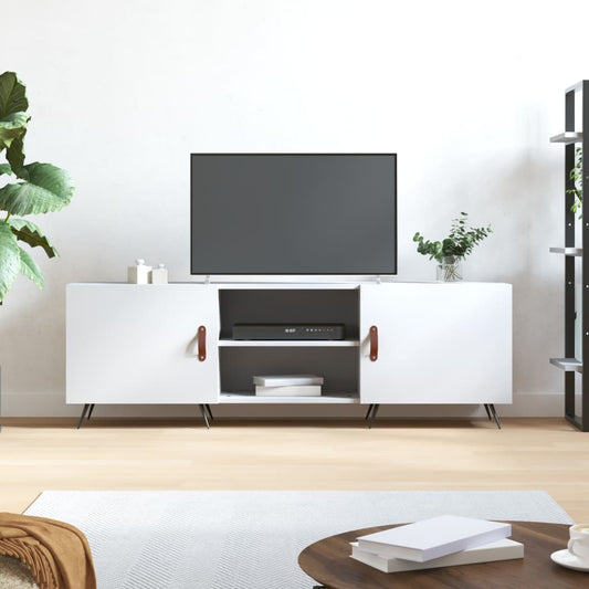 TV-Møbel Hvit TV-benk 150x30x50 cm