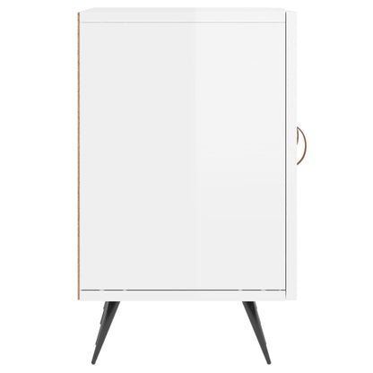 TV-Møbel Høyglans Hvit TV-benk 150x30x50 cm