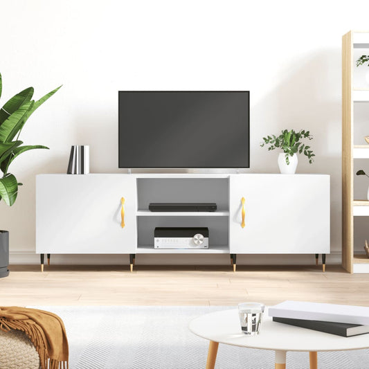 TV-Møbel Hvit TV-benk 150x30x50 cm